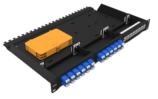 Hybrid Patch Panel, Modular, Sliding