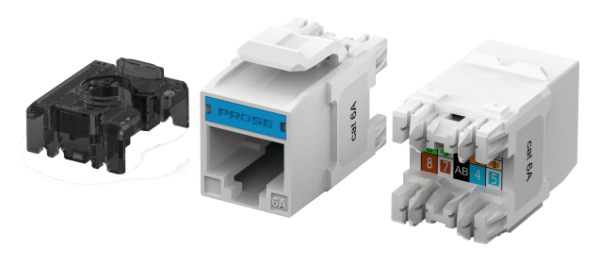 CAT6A Unshielded Keystone Jack